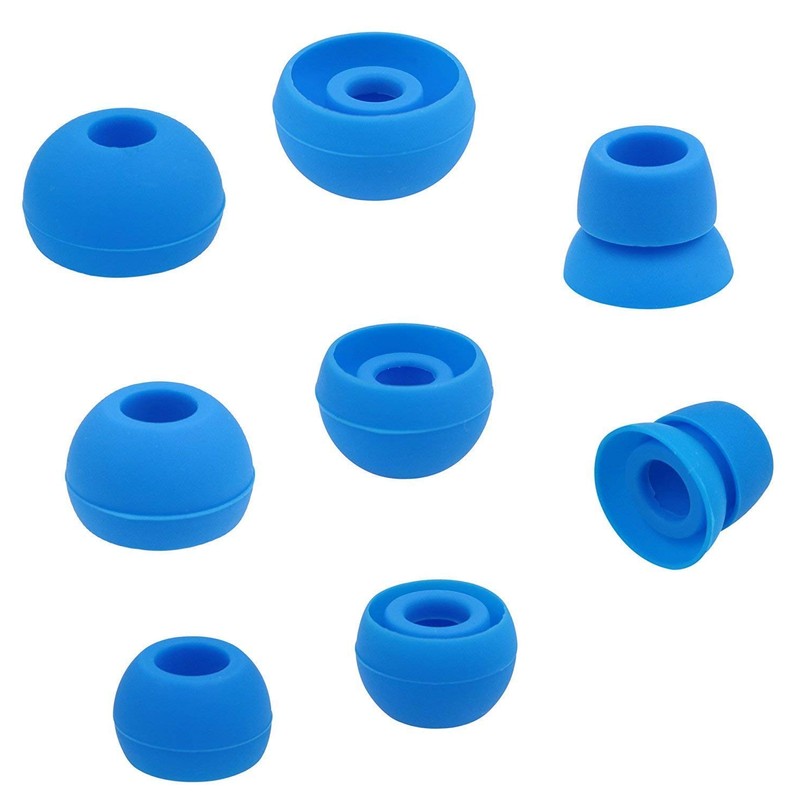 Alitutumao 8pcs Replacement Earbuds Silicone Eartips Compatible with Wireless Powerbeats