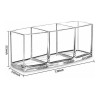 Maxim Enterprise, Inc. Hblife. Organizador Transparente De Brochas De Maquillaje