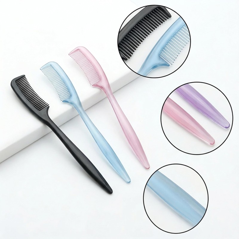 4-Pack Hamster Grooming Combs and Small Pet Hair Brushes for