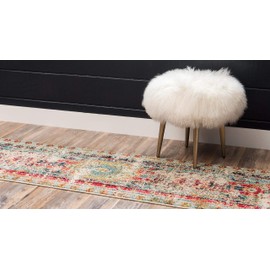 Unique Loom Sedona Collection Distressed Southwestern Tribal Blue Runner Rug (2' 2 x 6' 7)