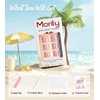 Morily Summer Press on Toenails Short Square, 28Pcs Nude Pink