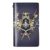 WHLBHG Freemason Gift Masonic Gift Freemasonry A6 Size Refillable Leather