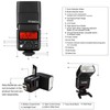 Godox TT350S Flash Speedlite for Sony Camera, 2.4G Wireless GN36