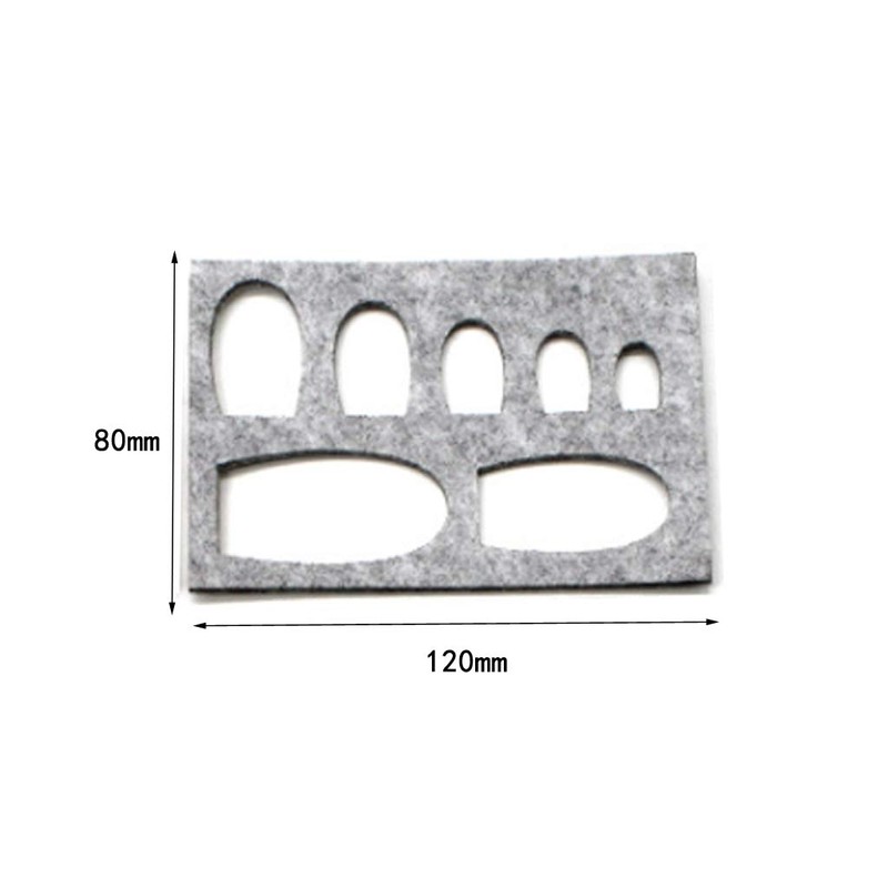 Buwei 8pcs Wool Felt Mold Needle Felting DIY Craft Stencil