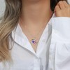Iefil Gifts for Women, Sterling Silver Birthstone Necklace for Wife