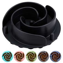 Slow Feeder Dog Bowls Insert, Bestalk Soft Silicone Dog Slow Eating Feeder Insert with Suction Cups for Small, Medium and Large Dogs, Fit into Basic Bowls and Elevated Dog Bowls