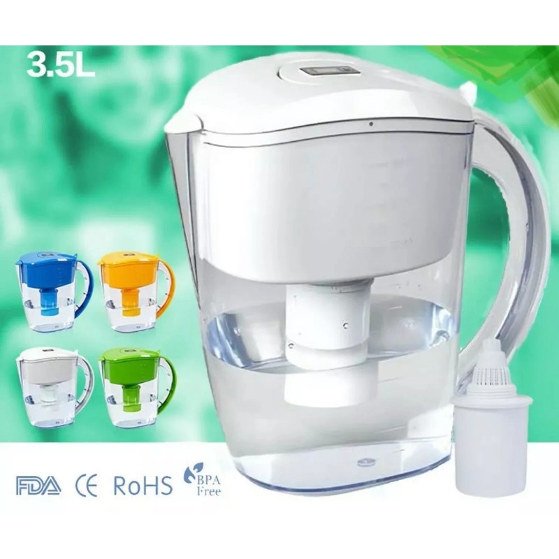 well Blue Alkaline Water Pitcher & Ionizer 3.5L Pure Healthy