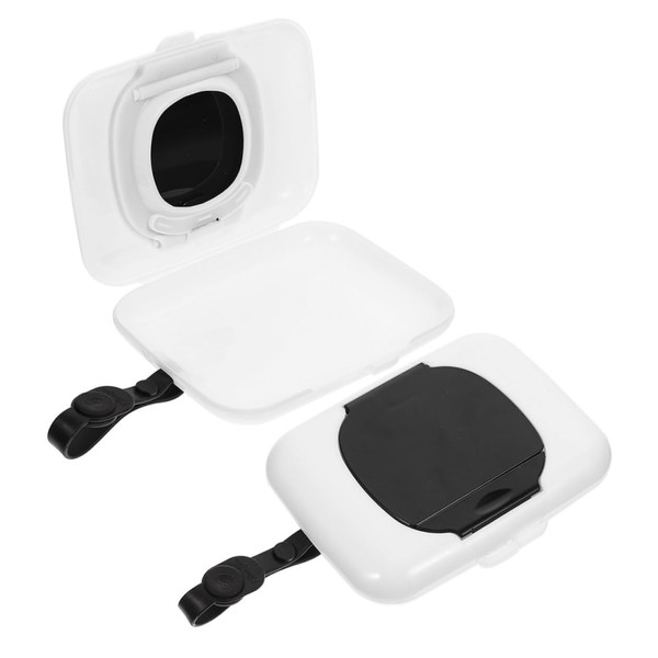 KOMBIUDA Dispenser for Wet Wipes, Pack of 2 Wipes Box