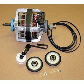 Major Appliances COMBO4 Dryer Motor 279827 Belt Idler Rollers 4392065 for Whirlpool Kenmore Roper