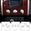 Car Center Console Air Conditioner Switch Button Knob Trim Cover
