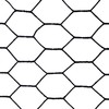 Vinyl Coated Poultry Netting, 1" x 12" x 150', Black
