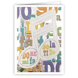 Quire Mini Card So La Ti Do Musical Note