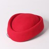 Small Top Hats for Women Millinery Beret Wool Felt Fedoras