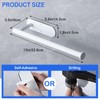 Stainless Steel Paper Towel Holder, Under Cabinet or Wall Mount,