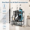PLKOW Golf Bag Stand Golf Bag Organizer Fits for 2
