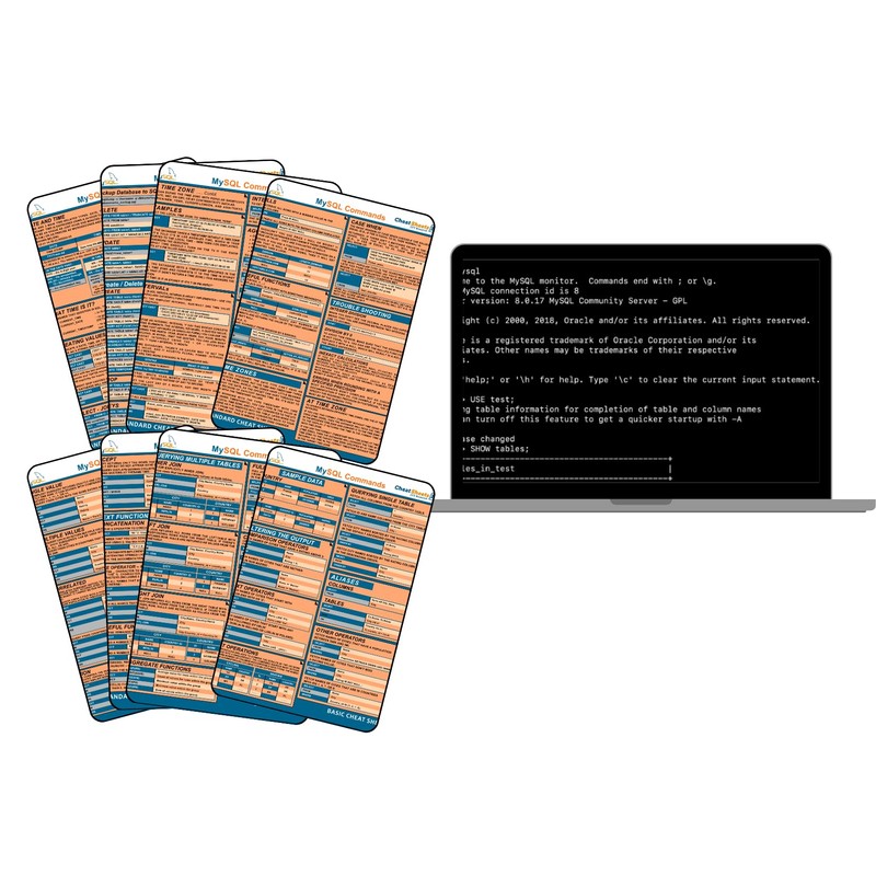 MySQL Commands Cheat Sheet Reference Guide – Beginner to Advanced