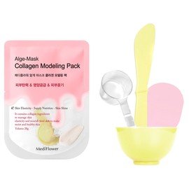 4-Piece Pack Tool Set + Disposable Modeling Mask Collagen 28g / 팩도구 4종세트+일회용 모델링팩 마스크 콜라겐 28g
