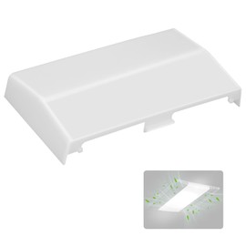 S53740000 Exhaust Fan Light Lens, Bathroom Vent Fan Light Lens Cover, Fits for Broan,Nutone 605P, 660, 660P, 660RP, 665, 665F, 665N, 665RF, 665RP, 665RSP, 668, 668N, 668P, 668RP, VH668P