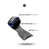 Professional Grips Lifting Straps with Wrist Hand Bandage for Fitness