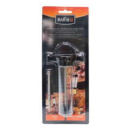 Mr. Bar-B-Q, Inc. 40100X Seasoning/Marinade Injector, Clear/Black, 40100Y