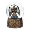 Baphomet Snow Globe with Mystical Symbols 13 cm Figurine Fantasy