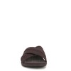 Vionic Men's Tide Slide Sandal, Chocolate Brown Leather, 11