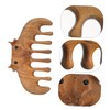 Gatuida 1Pc Sandalwood Gua Massage Comb Static Wide Tooth Hair