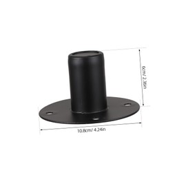 FRCOLOR 1 PC Iron Speaker Base Bracket for Party Stage Performance Durable Speaker Mount Stand with Stable Characteristics Easy Installation and Reliable Support for Home Theater Sports