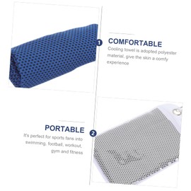 SUPVOX Breathable Towel Set 4pcs Quick-Drying Cooling Towels for Outdoor Sports Gym