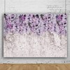 OERJU 10x7ft Purple Flowers Backdrop Lavender and White Floral Backdrop