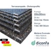 diconfa 4 x Rubber Granulate Patio Pads 200 x 200