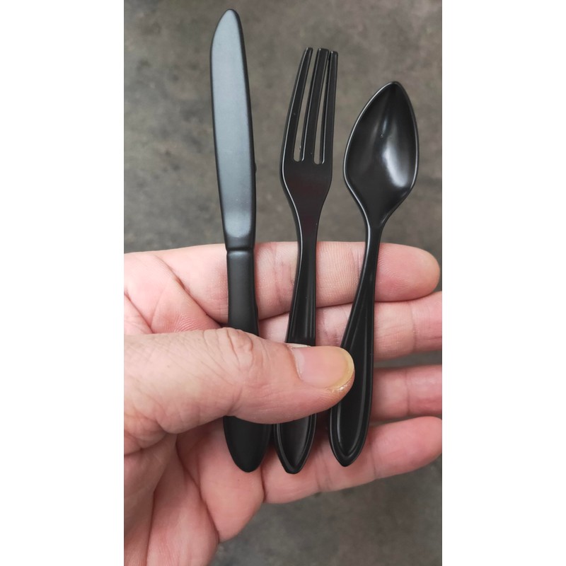 Sinyiol 3Pcs Funny Cutlery Tableware Cabinet Pulls,Creative Spoon Fork Knife
