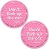 MEAJOO 2PCS Bling Crystal Rhinestone Cup Holder Coaster – 2.75