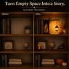 Witch Bookshelf Lantern for Book Nook Decor – Warm Hanging