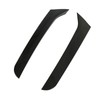 2 Pcs Rear Window Spoiler Glossy Black Left Right Side