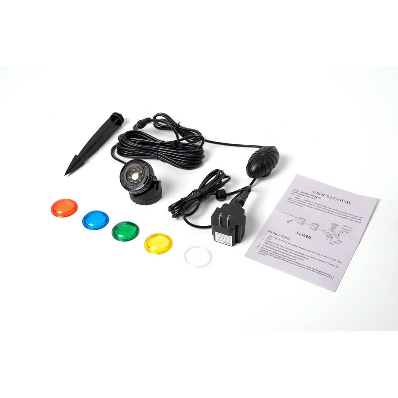 Jebao PL1LED Submersible LED Pond Light with Photocell Sensor