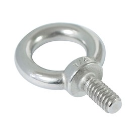 NIDAYE 1/4" UNC Lifting Shoulder Eye Bolts, Marine Grade 316 Stainless Steel Threaded Nut Fastener, 4 Packs
