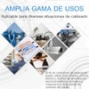 60 Piezas Conectores Eléctricos, Empalme Rápido para Cable, Terminales Eléctricas