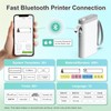 NELKO P21 Bluetooth Thermal Label Printer, Portable Label Maker, Thermal