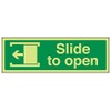 V Safety Glow In The Dark Slide To Open (Left)