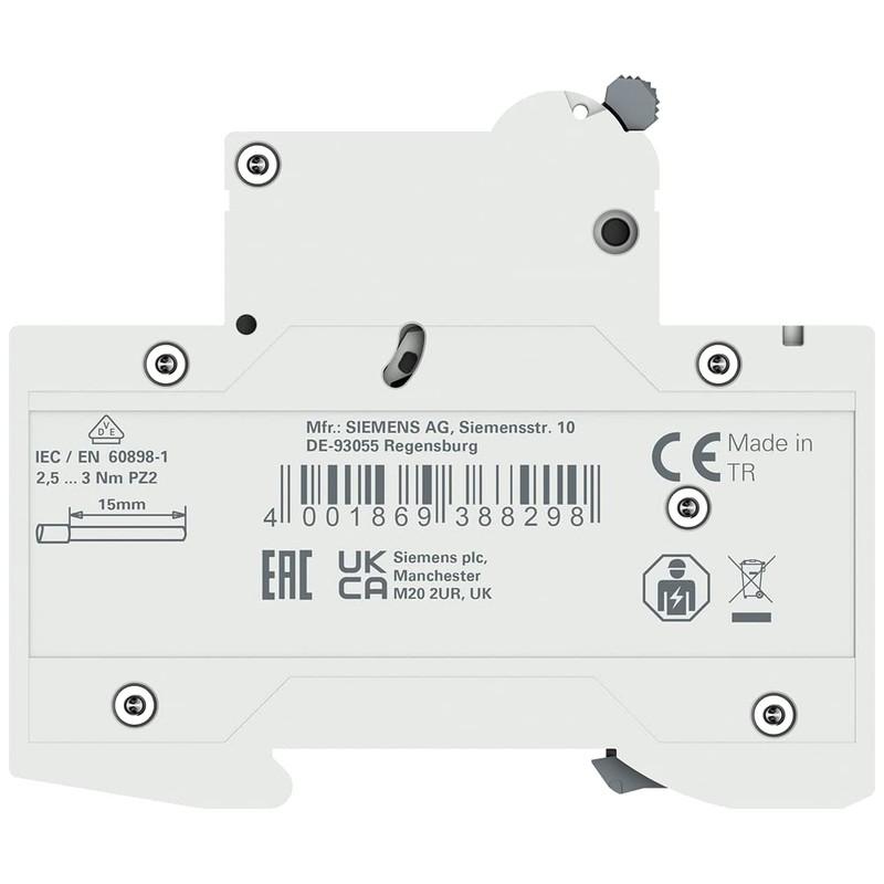 Siemens 5sl6 – Automatic magnetotermico 230/400 V 6 KA 1