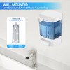 SVAVO Wall Mounted Soap Dispenser Kitchen Bathroom Manual Soap Dispenser