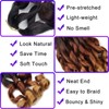 French Curly Braiding Hair 8 Packs Loose Wavy Braiding Hair