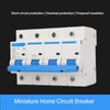 125A 4P Miniature Circuit Breaker 400V Air Switch PC Flame