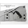 Sack-Ups The Knife Protector 9-Knife Roll - Silicone Treated