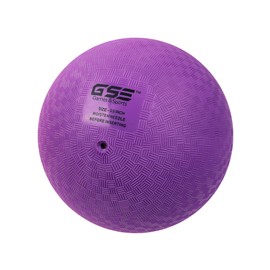 GSE Games & Sports Expert Inflatable Playground Balls, Kickball, Bouncy Dodge Ball, Handball. Great for 4 Square Ball Games, Gym, Yoga Exercises for Kids and Adults (Purple, 8.5-inch)