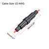 sourcing map Inline Screw Type Fuse Holder 22 Gauge AWG