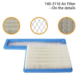 Tune Up Kit 122-0836 Oil Filter 140-3116 Air Filter Fits for Onan RV QG 5500/7000, Marquis Gold/RV QG, Marquis Platinum QG EF,HGJAA, HGJAB, HGJAC