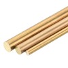 DMiotech 7 Pack 1/8"+3/16"+1/4" Brass Rods Assortment Kit,Solid Round Brass