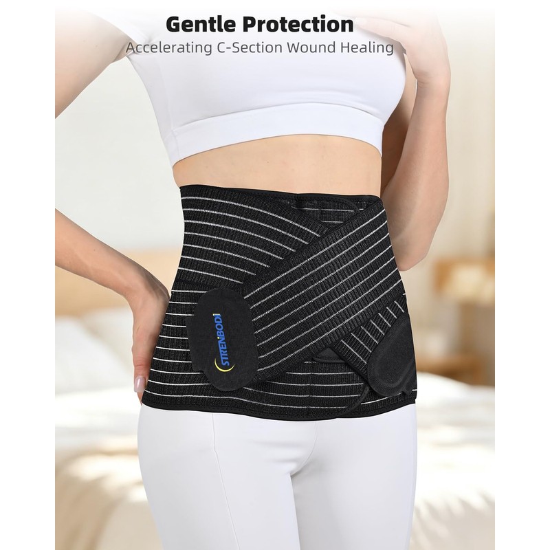Abdominal Binder Post Surgery Postpartum Belly Band, C-section Belly Binder,